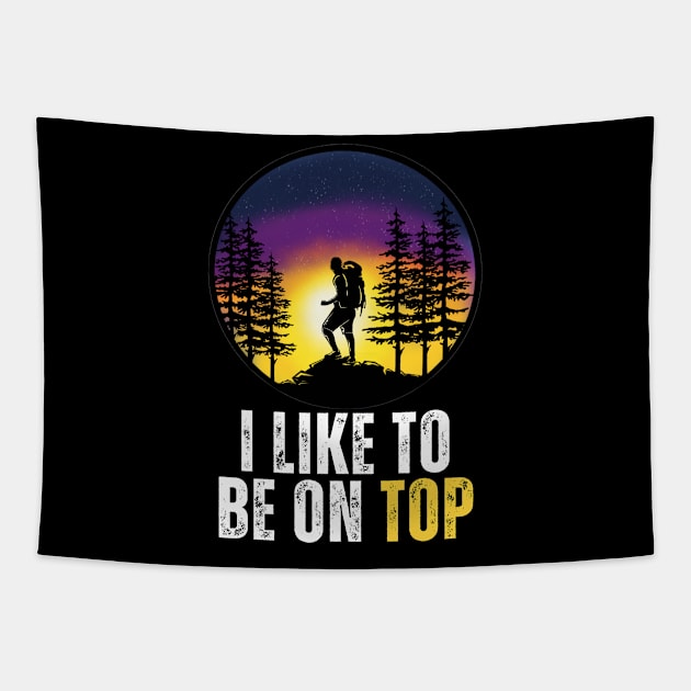 I Like To Be On Top Tapestry by aesthetice1