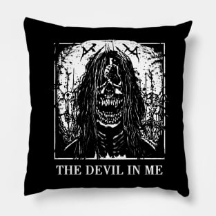 The devil lives in me. Pillow