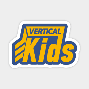 Vertical Kids - Gold Magnet