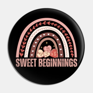 Sweet Beginnings Rainbow Pin