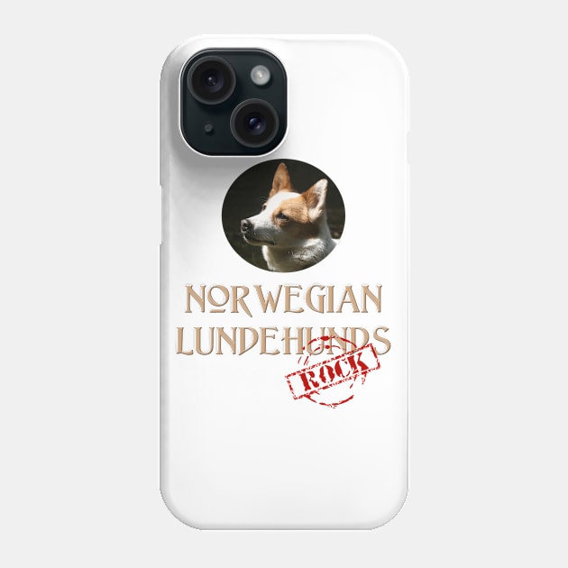 Norwegian Lundehunds Rock! Phone Case by Naves