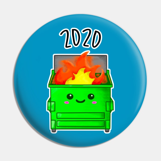 Kawaii Dumpster Fire. 2020 Pin by bolincradleyart