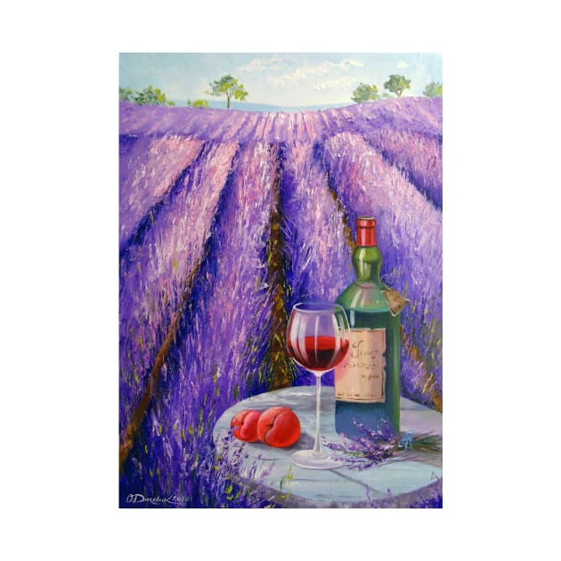 Lavender, wine and fruit by OLHADARCHUKART