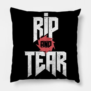 Rip and Tear Pillow