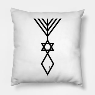 Symbol of The Way (Acts 19:23) Pillow