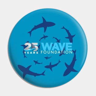 WAVE Foundation 25th Anniversary with Sharks Pin