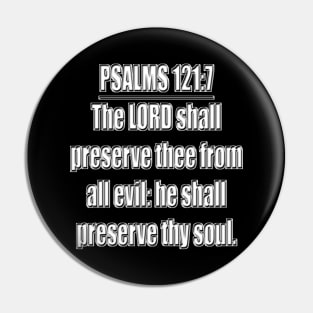 Bible Verse Psalms 121:7 Pin