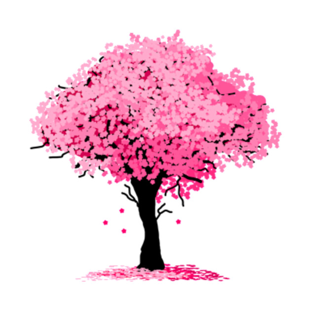 sakura tree t shirt
