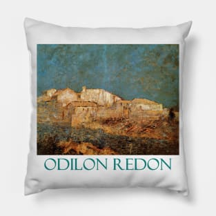 Venetian Landscape by Odilon Redon Pillow