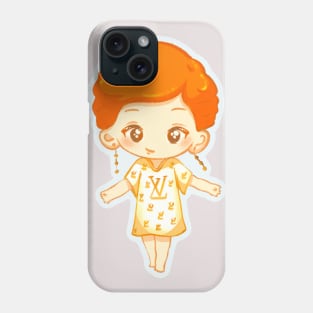 Sticker Louis Vuitton Girl Phone Case