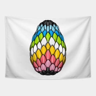 Queer Pride Dragon Egg Tapestry