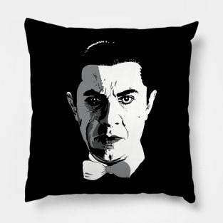 Dracula Greyscale Pillow