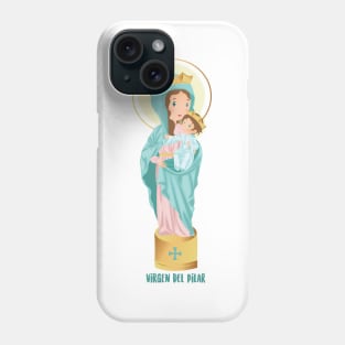 Our lady of the Pilar Phone Case