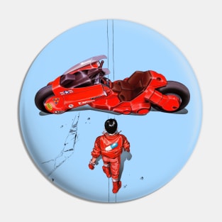 Shotaro Kaneda and his bike 02 Pin