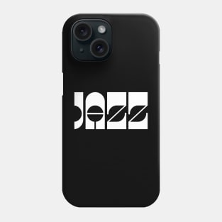 jazz text logo design Phone Case