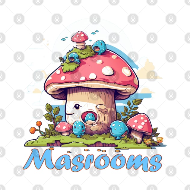 Porcini mushrooms by Printashopus