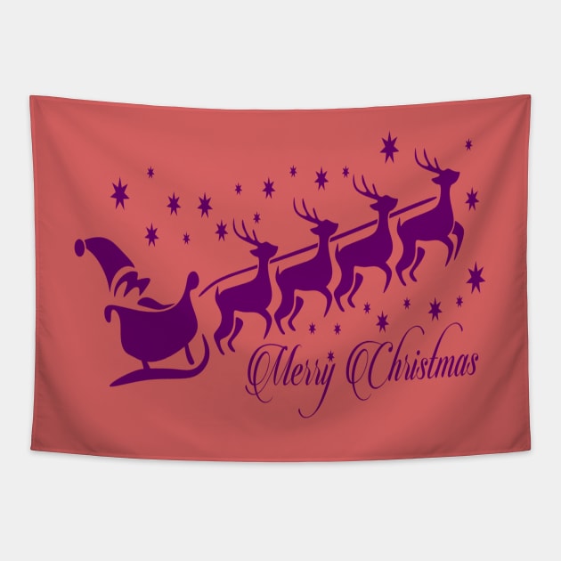 Merry-Christmas Tapestry by DrDesign