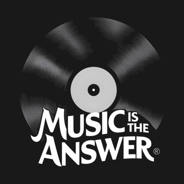 spinning vinyl- music is the answer - the power of music by Tee.gram