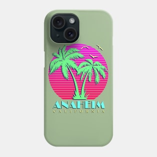 Anaheim California Palm Trees Sunset Phone Case