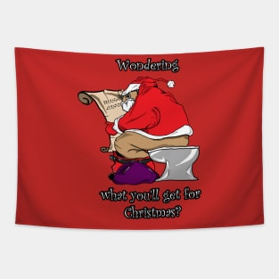 Funny Santa Tapestry