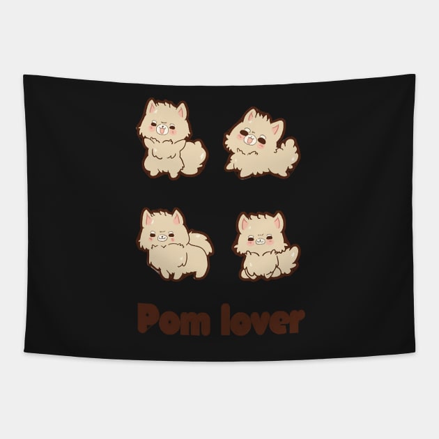 Pom lover Tapestry by Welde2002