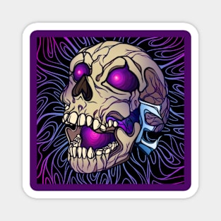 ElectricSkull Logo Magnet