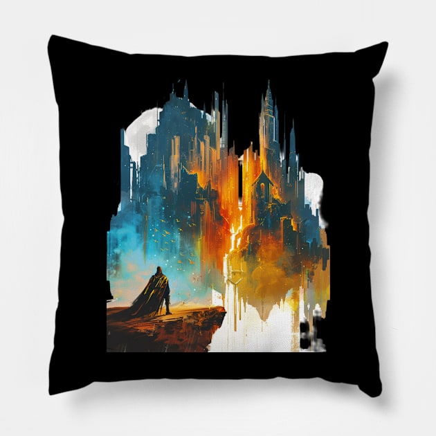 Dark Souls Formidable Fortresses Pillow by Confused Reviews