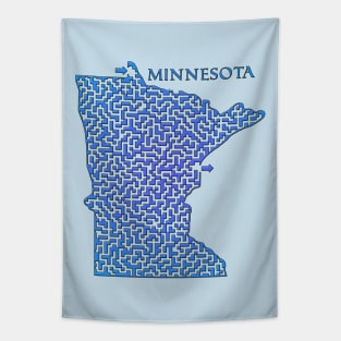 State of Minnesota Maze Tapestry