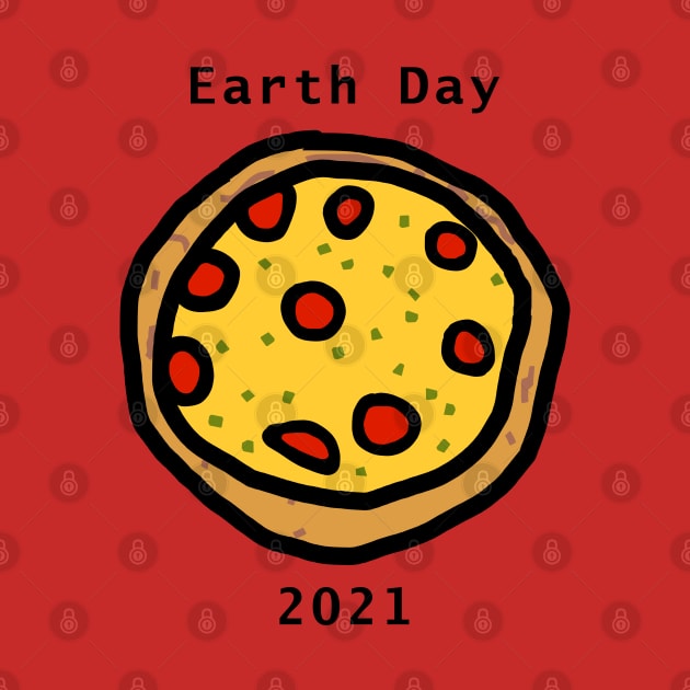 Pizza for Earth Day 2021 by ellenhenryart