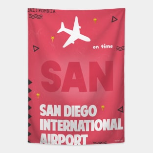 San Diego SAN airport code Tapestry