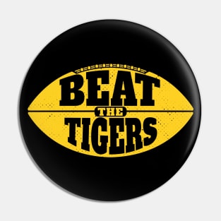 eat the Tigers // Vintage Football Grunge Gameday Pin