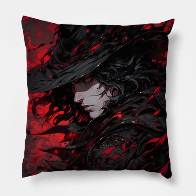 Hunters of the Dark: Explore the Supernatural World with Vampire Hunter D. Illustrations: Bloodlust Pillow by insaneLEDP