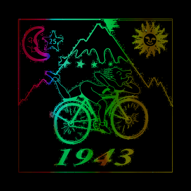 Bicycle Day 1943 | LSD Acid Trip | Albert Hofmann gift idea by MO design