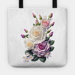 Elegant Rose Bouquet Tote