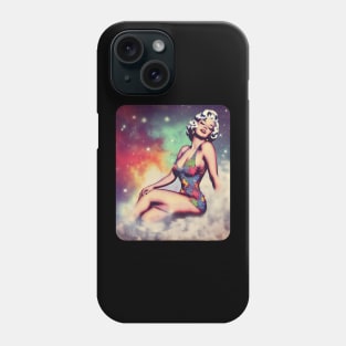 retro woman Phone Case