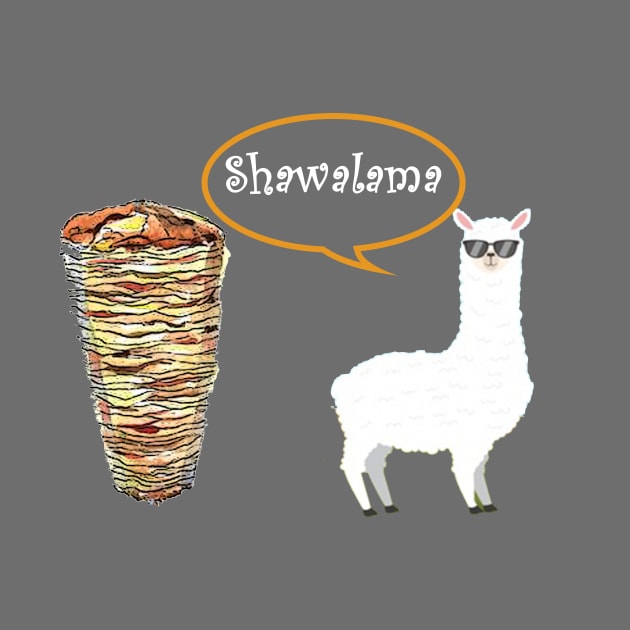 funny hungry llama by Yaman