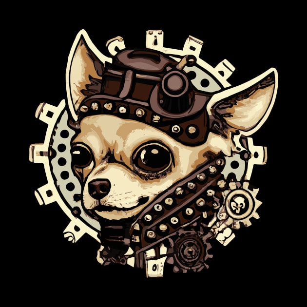 Chihuahua Steampunk Dog Lover Puppy by BetterManufaktur