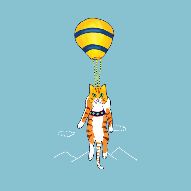 Cat Ballooning by Sam R. England