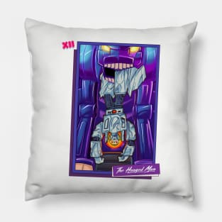 Saturday Morning Tarot XII The Hanged Man Pillow