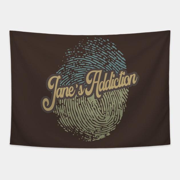 Jane's Addiction Fingerprint Tapestry by anotherquicksand