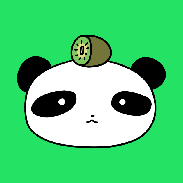 Kiwi Panda Face by saradaboru