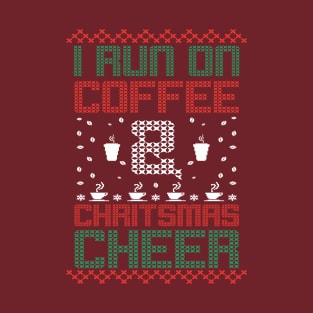 i run on coffee Christmas Cheer T-Shirt