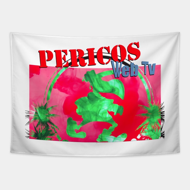 Pericos Web Tv Tapestry by Cooltomica