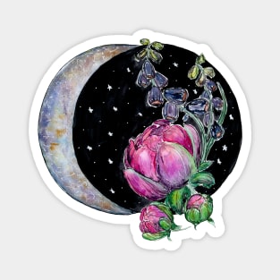 Moonflowers Magnet