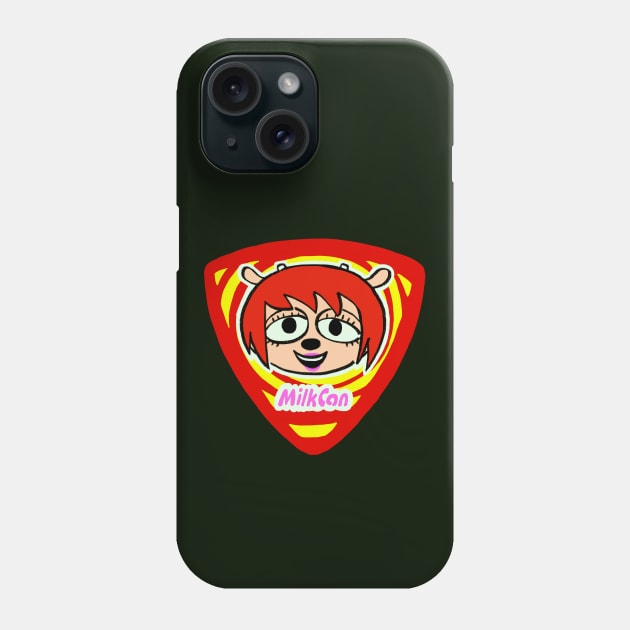 Mudwizard draws the red lammy milkcan band guitar pick / um jammer lammy sheep girl Phone Case by mudwizard