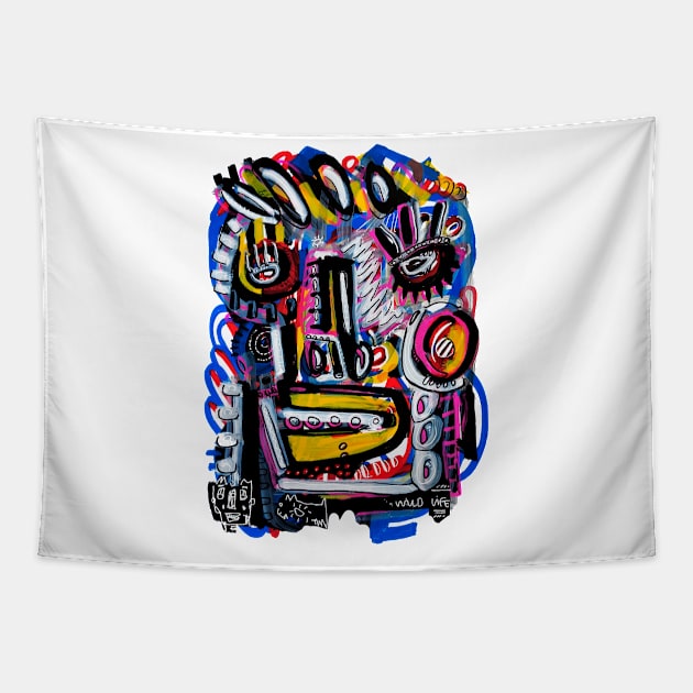 FACE Tapestry by Angel Rivas