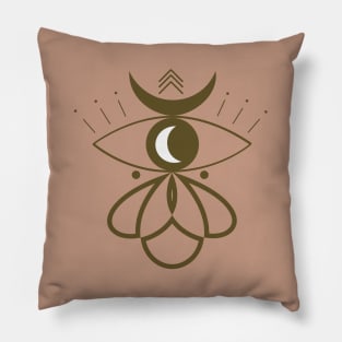 Eye of the Moon Goddess Pillow