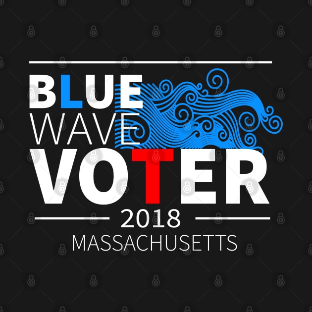 Blue Wave Voter 2018 Massachusetts by lisalizarb