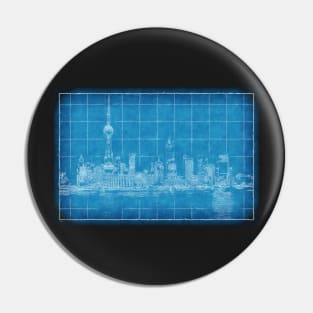 Shanghai Blueprint Pin