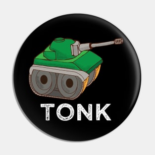 Explain your Smolness Tonk Tank Cute Potat Meme Pin